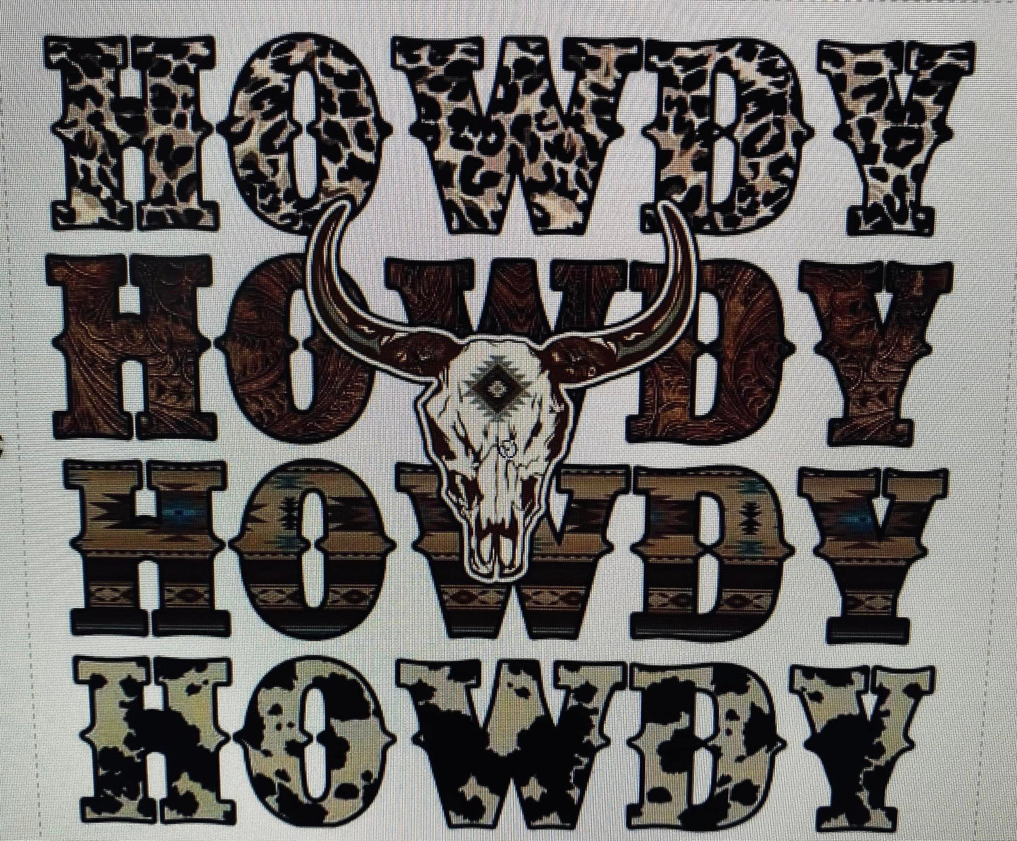 20 oz Tumbler HOWDY