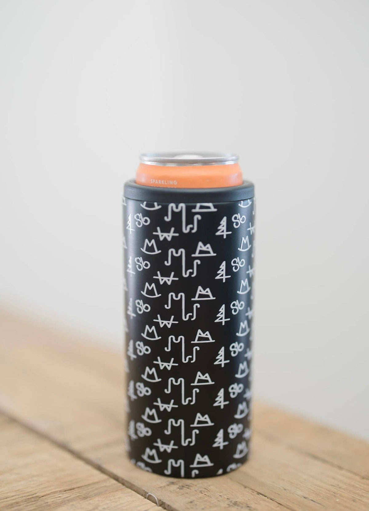 Hard Cooling Can in Black Brand