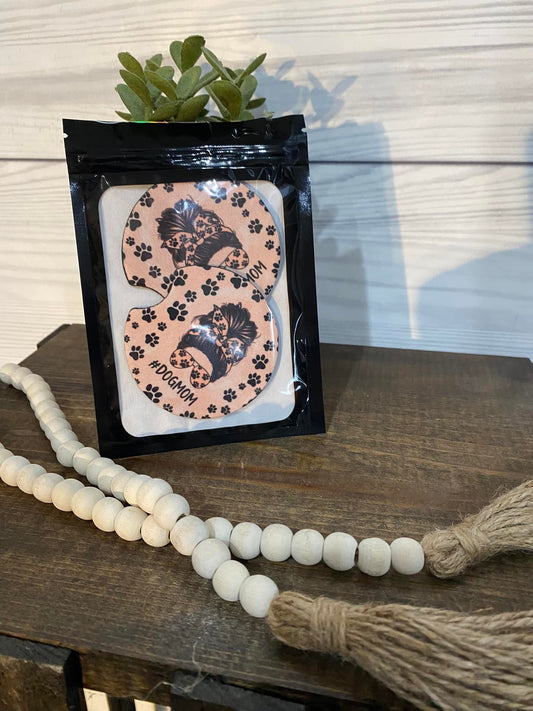 Dog Mom Car Coaster