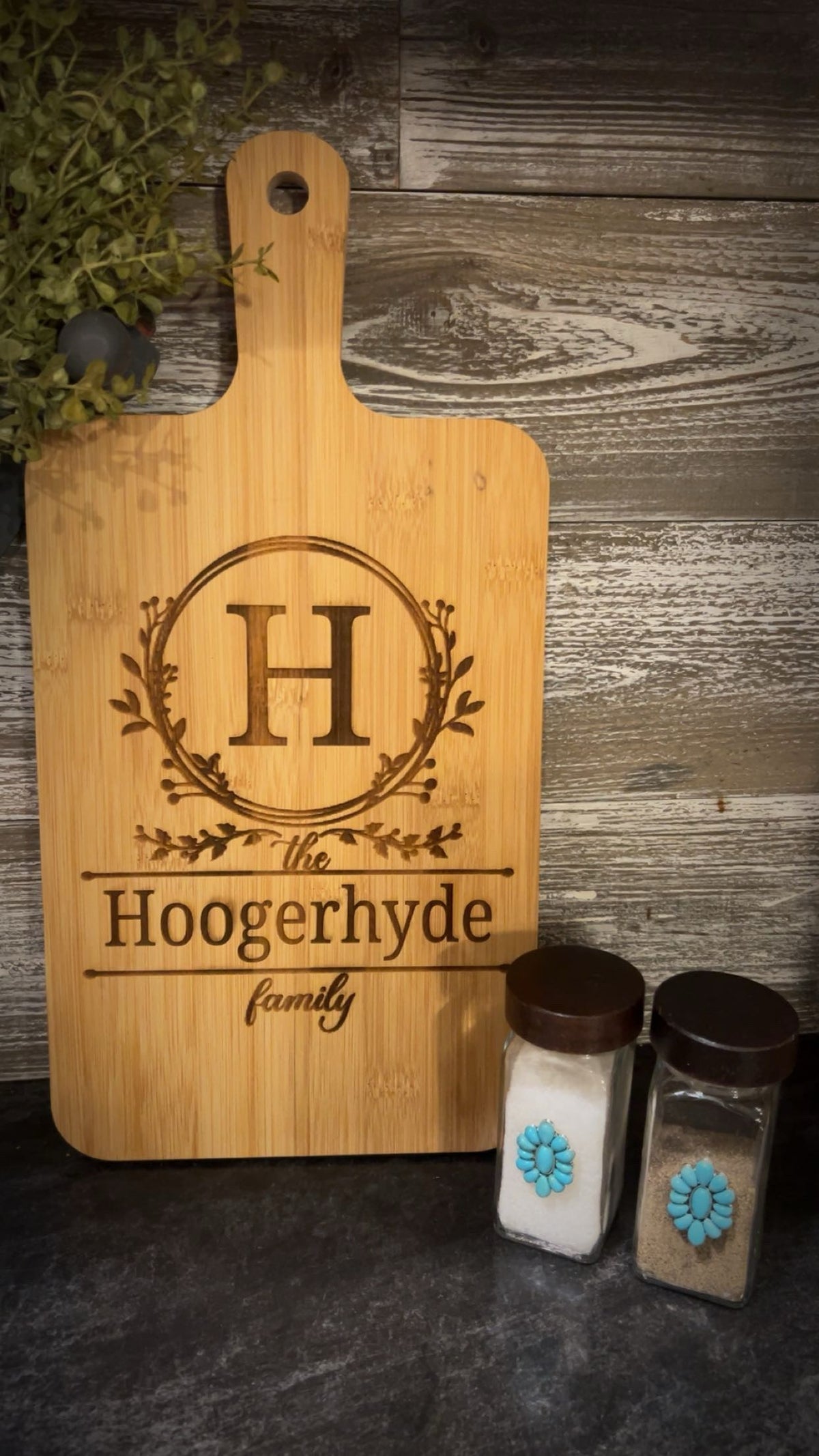 Laser Engraved Personalized Cutting Board