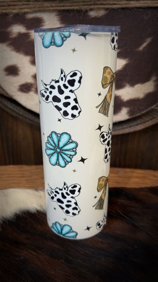 Cow - Ribbon tumbler