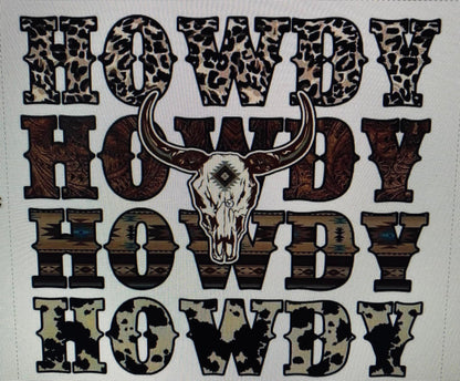 20 oz Tumbler HOWDY