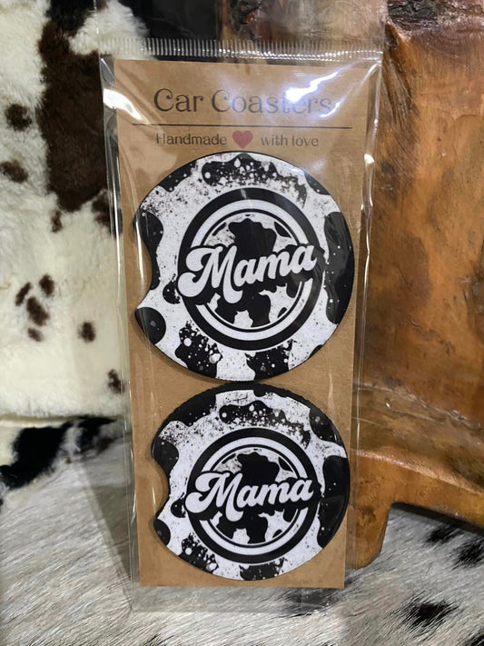 MAMA -(black cow pattern)