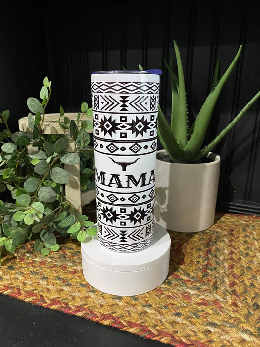 20 oz Tumbler MAMA Western