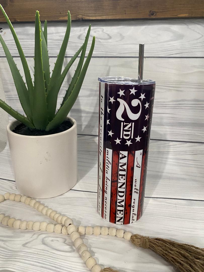 Second Amendment / Patriotic 20oz Tumbler