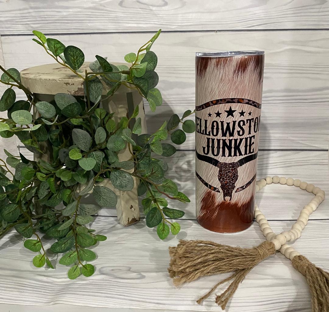 Yellowstone Junkie  20oz Tumbler