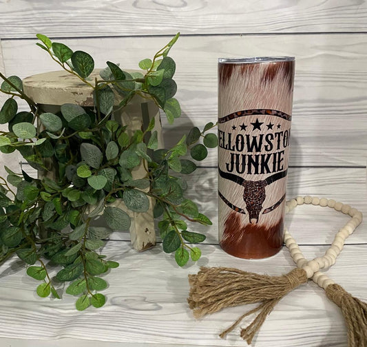 Yellowstone Junkie  20oz Tumbler