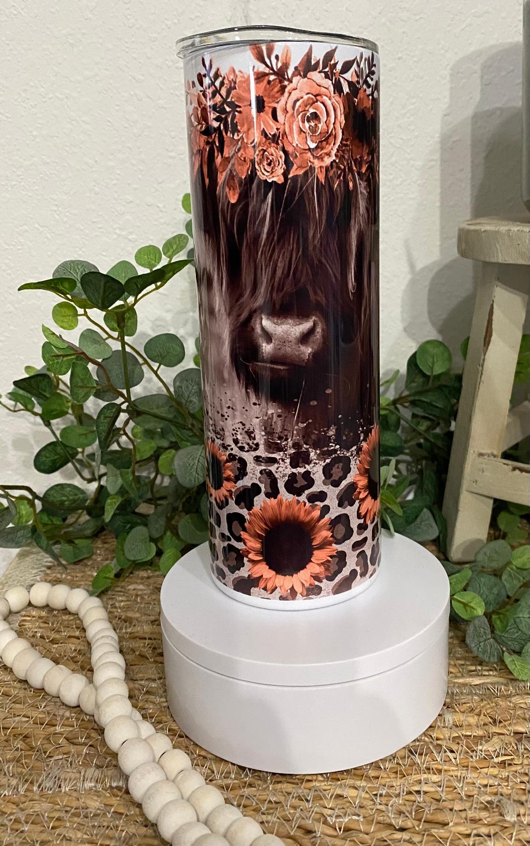 Highland cow 20oz Tumbler